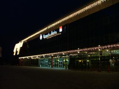 Veszprém Aréna ünnepi fényárban, 2010.11.20. Veszprém Aréna